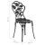 Set mobilier bistro, 3 piese, negru, aluminiu turnat GartenMobel Dekor