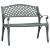 Bancă de grădină, verde, 102 cm, aluminiu turnat GartenMobel Dekor