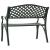 Bancă de grădină, verde, 102 cm, aluminiu turnat GartenMobel Dekor