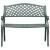 Bancă de grădină, verde, 102 cm, aluminiu turnat GartenMobel Dekor