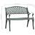 Bancă de grădină, verde, 102 cm, aluminiu turnat GartenMobel Dekor