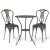 Set mobilier bistro, 3 piese, bronz, aluminiu turnat GartenMobel Dekor