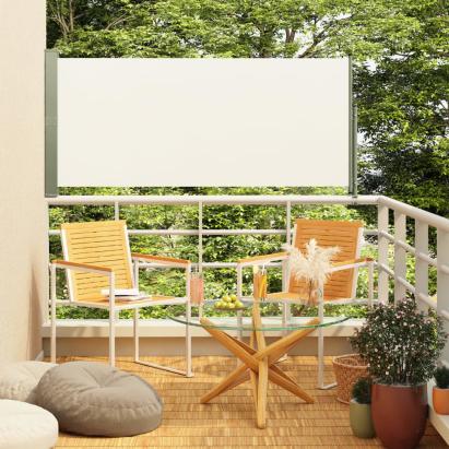 Copertină laterală retractabilă de terasă, crem, 160x300 cm GartenMobel Dekor