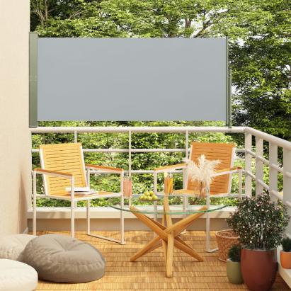 Copertină laterală retractabilă de terasă, gri, 160x300 cm GartenMobel Dekor