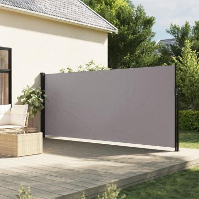 Copertină laterală retractabilă de terasă, gri, 160x300 cm GartenMobel Dekor