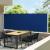 Copertină laterală retractabilă de terasă, albastru, 160x600 cm GartenMobel Dekor