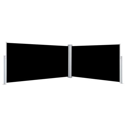 Copertină laterală retractabilă, negru, 160x600 cm GartenMobel Dekor