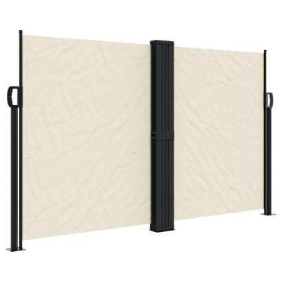 Copertină laterală retractabilă, crem, 140x1200 cm GartenMobel Dekor