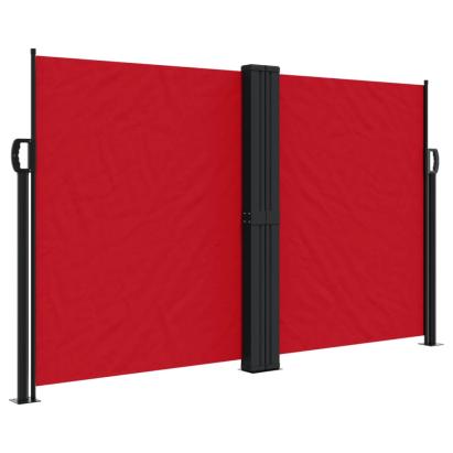 Copertina laterală retractabilă, roșu, 140x1200 cm GartenMobel Dekor