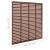 Gard tip oblon, maro, 180x180 cm, WPC   GartenMobel Dekor