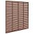 Gard tip oblon, maro, 180x180 cm, WPC   GartenMobel Dekor