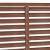 Gard tip oblon, maro, 180x180 cm, WPC   GartenMobel Dekor