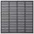 Gard tip oblon, gri, 180x180 cm, WPC GartenMobel Dekor