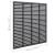Gard tip oblon, gri, 180x180 cm, WPC GartenMobel Dekor