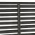 Gard tip oblon, gri închis, 180x180 cm, WPC GartenMobel Dekor