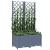 Jardinieră de grădină cu spalier,gri închis, 80x40x136 cm, PP GartenMobel Dekor