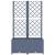 Jardinieră de grădină cu spalier,gri închis, 80x40x136 cm, PP GartenMobel Dekor