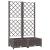 Jardinieră de grădină cu spalier maro, 80x40x121,5 cm, PP GartenMobel Dekor