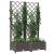 Jardinieră de grădină cu spalier maro, 80x40x121,5 cm, PP GartenMobel Dekor
