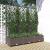 Jardinieră de grădină cu spalier, maro, 120x40x121,5 cm, PP GartenMobel Dekor