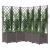 Jardinieră de grădină cu spalier, maro, 120x120x136 cm, PP GartenMobel Dekor