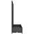 Jardinieră de grădină cu spalier negru, 120x40x121,5 cm, PP GartenMobel Dekor