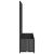 Jardinieră de grădină cu spalier negru, 120x40x136 cm, PP GartenMobel Dekor