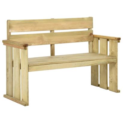 Bancă de grădină, 121 cm, lemn de pin tratat GartenMobel Dekor
