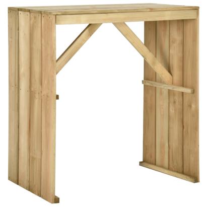 Masă de bar, 100x60x110 cm, lemn de pin tratat GartenMobel Dekor