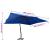 Umbrelă suspendată cu stâlp din lemn, albastru azur, 400x300 cm  GartenMobel Dekor