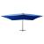 Umbrelă suspendată cu stâlp din lemn, albastru azur, 400x300 cm  GartenMobel Dekor
