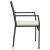 Set mobilier de grădină cu perne, 3 piese, negru, poliratan GartenMobel Dekor