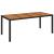 Set mobilier de grădină cu perne, 7 piese, negru, poliratan GartenMobel Dekor