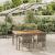 Set mobilier de grădină cu perne, 5 piese, gri, poliratan GartenMobel Dekor