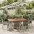 Set mobilier de grădină cu perne, 7 piese, gri, poliratan GartenMobel Dekor