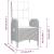 Set mobilier de grădină cu perne, 7 piese, gri, poliratan GartenMobel Dekor