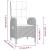 Set mobilier de grădină cu perne, 7 piese, gri, poliratan GartenMobel Dekor