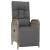 Set mobilier de grădină cu perne, 7 piese, gri, poliratan GartenMobel Dekor
