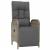 Set mobilier de grădină cu perne, 7 piese, gri, poliratan GartenMobel Dekor