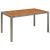 Set mobilier de grădină cu perne, 7 piese, gri, poliratan GartenMobel Dekor