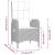 Set mobilier de grădină cu perne, 7 piese, gri, poliratan GartenMobel Dekor