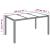 Set mobilier de grădină cu perne, 7 piese, negru/gri, poliratan GartenMobel Dekor