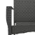 Set mobilier de grădină cu perne, 5 piese, negru, poliratan GartenMobel Dekor