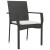 Set mobilier de grădină cu perne, 7 piese, negru, poliratan GartenMobel Dekor