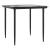 Set mobilier de grădină cu perne, 3 piese, negru/gri, poliratan GartenMobel Dekor