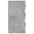 Servante, 2 piese, gri beton, lemn prelucrat GartenMobel Dekor