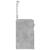 Masă de toaletă cu LED, gri beton, 130x50x132,5 cm GartenMobel Dekor