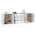 Servante, 3 piese, alb, lemn prelucrat GartenMobel Dekor