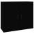 Servante, 3 piese, negru, lemn prelucrat GartenMobel Dekor