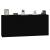 Servante, 2 piese, negru, lemn prelucrat GartenMobel Dekor